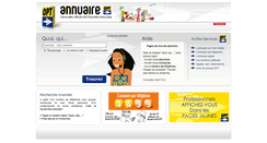 Desktop Screenshot of annuaireopt.pf